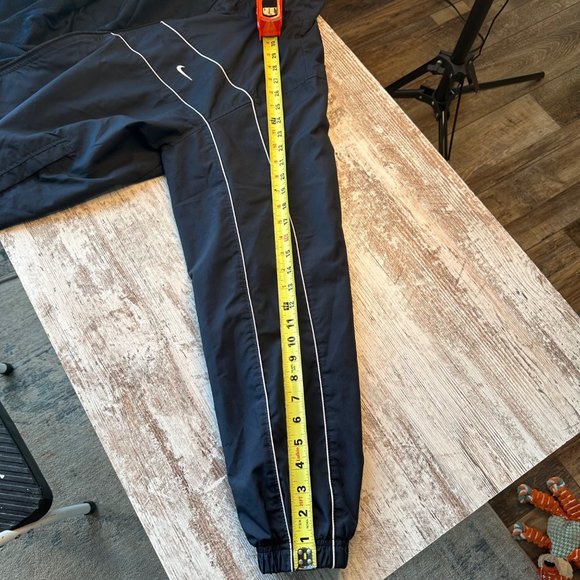 Nike XL Vintage The Athletic Dept Zip Windbreaker Track Jacket Streetwear Navy - Picture 14 of 16